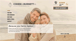 Desktop Screenshot of cohenandburnett.com